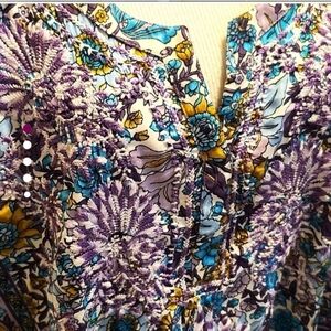 Soft surroundings, embroidery, tunic or mini dress Boho Cottagecore